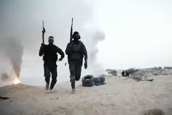 VIDEO: Hamas's Al-Qassam Brigades stage military drill