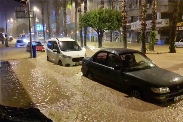 Rainfall in Turkey's Antalya destroys bridges, sweeps cars