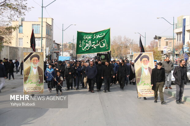 مراسم تشییع پیکر «آیت الله معصومی لاری» در کرمانشاه