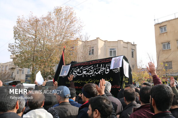 مراسم تشییع پیکر «آیت الله معصومی لاری» در کرمانشاه