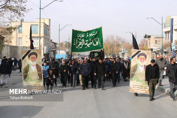 مراسم تشییع پیکر «آیت الله معصومی لاری» در کرمانشاه