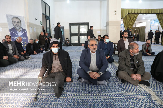 سید محمد حسینی معاون پارلمانی رئیس جمهور در مراسم بزرگداشت رستم قاسمی حضور دارد