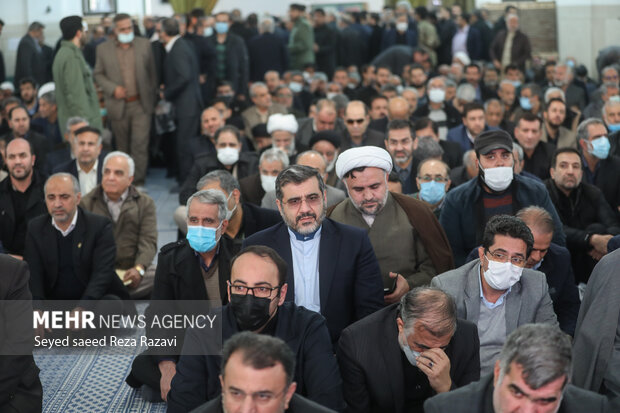  محمد مهدی اسماعیلی وزیر فرهنگ و ارشاد اسلامی در مراسم بزرگداشت رستم قاسمی حضور دارد