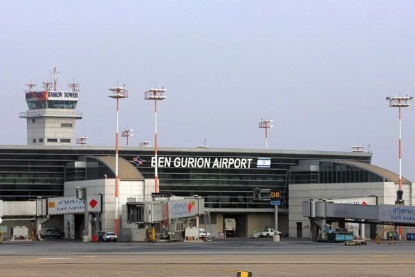 توقف فوری و کامل پروازها در فرودگاه «بن گوریون» در اراضی اشغالی