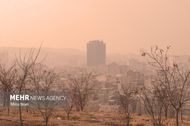  وضعیت شاخص آلودگی هوا در ۸ کلانشهر کشور 