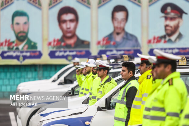 رزمایش طرح ترافیکی زمستان پلیس راهور 9