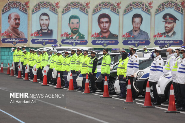رزمایش طرح ترافیکی زمستان پلیس راهور 11