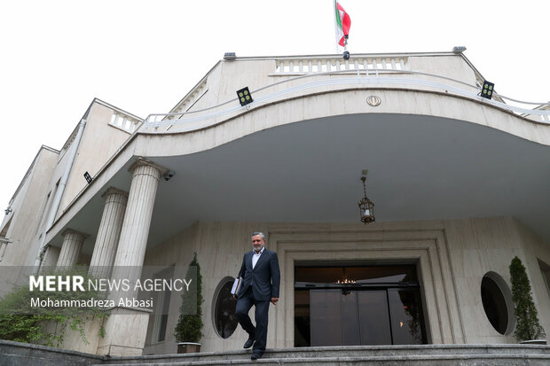 سید جواد ساداتی نژاد وزیر جهاد کشورزی در حاشیه جلسه هیئت دولت حضور دارد