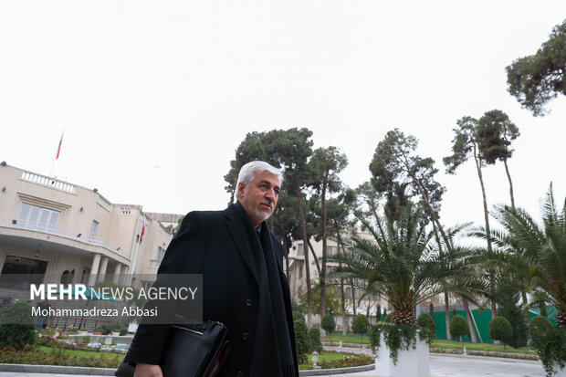 سید حمید سجادی وزیر ورزش و جوانان در حاشیه جلسه هیئت دولت حضور دارد