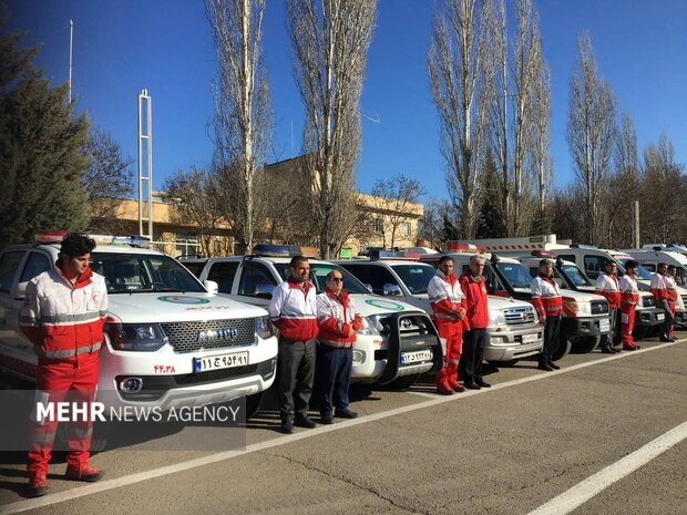امدادرسانی تیم‌های عملیاتی هلال احمر به ۳۵۵ حادثه در اردبیل