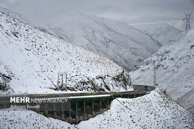 بازگشایی جاده چالوس و آزادراه تهران - شمال