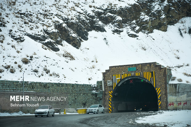 زیبایی جاده چالوس در اواخر پاییز