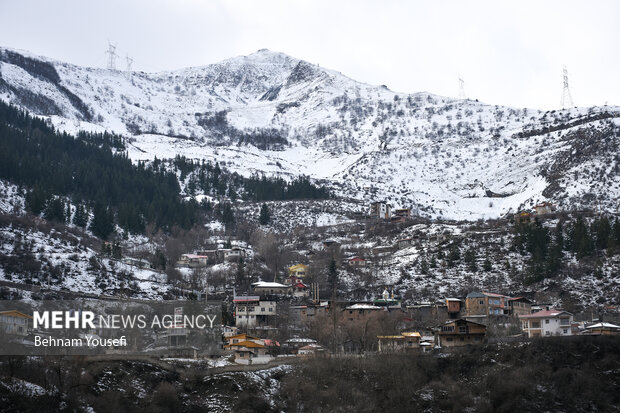 زیبایی جاده چالوس در اواخر پاییز