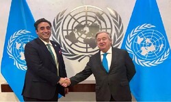 پاکستانی وزیر خارجہ کی اقوام متحدہ کے سیکرٹری جنرل سے ملاقات