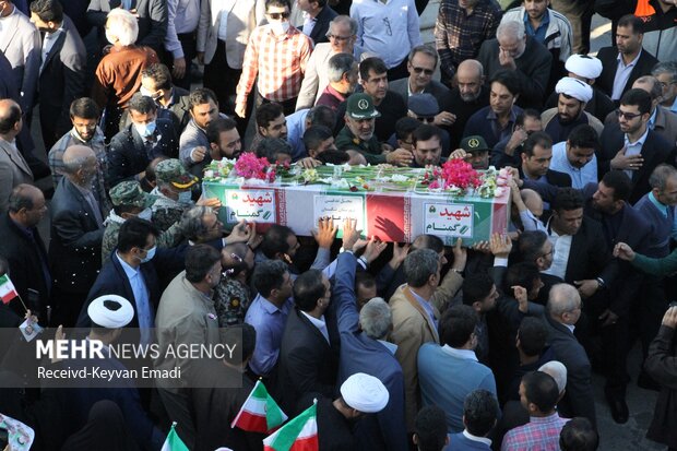 پیچیدن شمیم عطر شهدا در هیرکان/ قاصدکهای بهشتی به گلستان رسیدند
