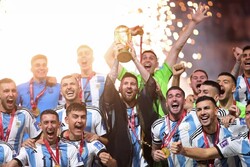 مراسم تتويج منتخب الأرجنتين بكأس العالم 2022