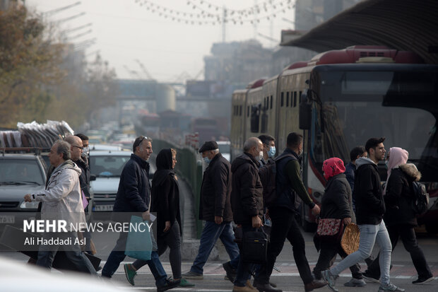 آلودگی شدید هوای تهران