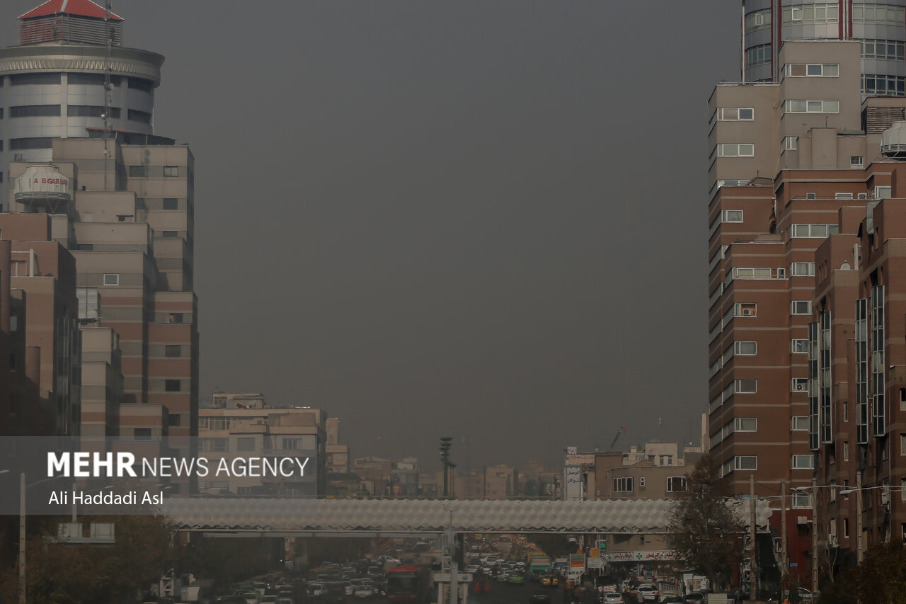 Tehran Polluted Severe air pollution hits Tehran - Mehr News Agency