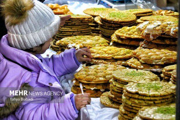 رونق بازار شب یلدا در کرمانشاه