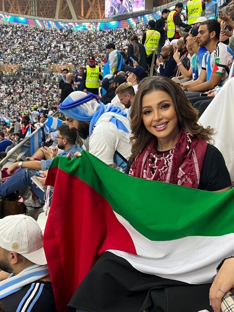 «فلسطین» در فینال جام جهانی هم حضور داشت+ تصاویر