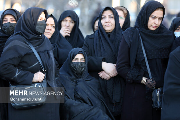 تشییع پیکر پیرغلام حسینی «حاج ایمان اسفندیاری» در اردبیل