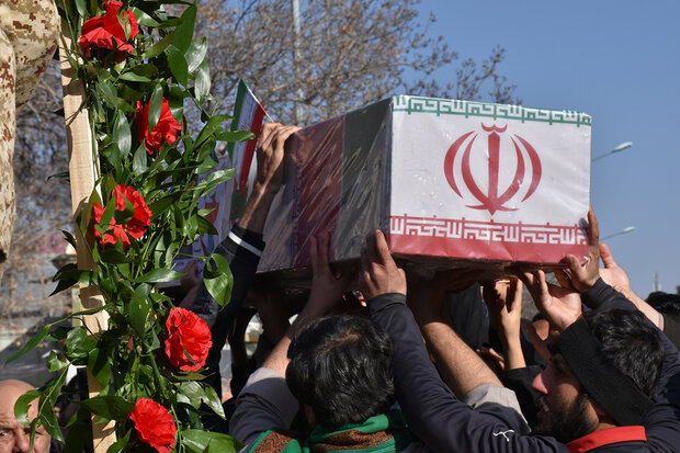 پیکر شهید گمنام در قوچان تشییع شد