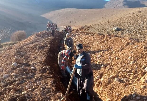 اجرای پروژه انتقال آب به ۱۴۰ هکتار از اراضی روستای «ونایی» بروجرد