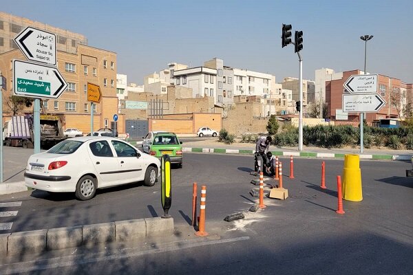 گره ترافیکی خیابان رشیدی جهان رفع شد