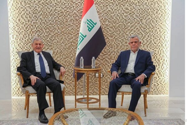 دیدار «هادی العامری» با رئیس جمهور عراق