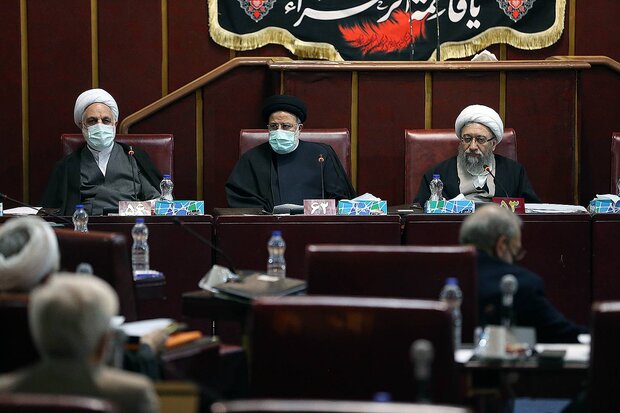 بررسی آئین نامه هیئت عالی نظارت مجمع با حضور رئیسی و اژهای بررسی آئین نامه هیئت عالی نظارت مجمع با حضور رئیسی و اژهای