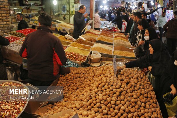 بازار شب یلدا خرم آباد