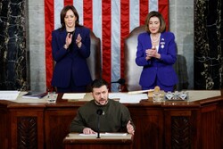 زلنسکی در کنگره آمریکا خواستار حمایت دوحزبی از اوکراین شد