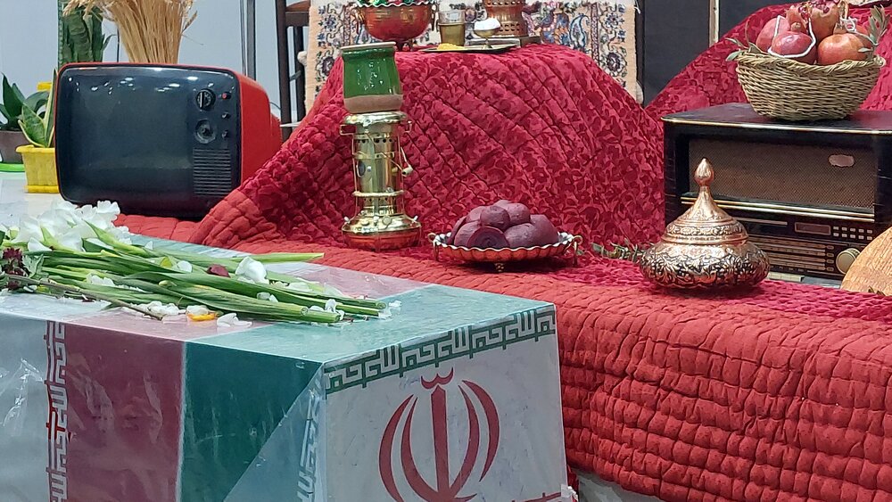 یلدایی فاطمی با حضور پیکر شهید گمنام در ۱۵ نقطه از نایین