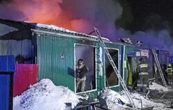آتش سوزی در خانه سالمندان روسیه جان ۱۳ نفر را گرفت