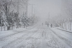 Shahrekord under snow