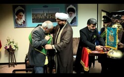تجلیل از خانواده «شهید عجمیان» در مسجد مقدس جمکران