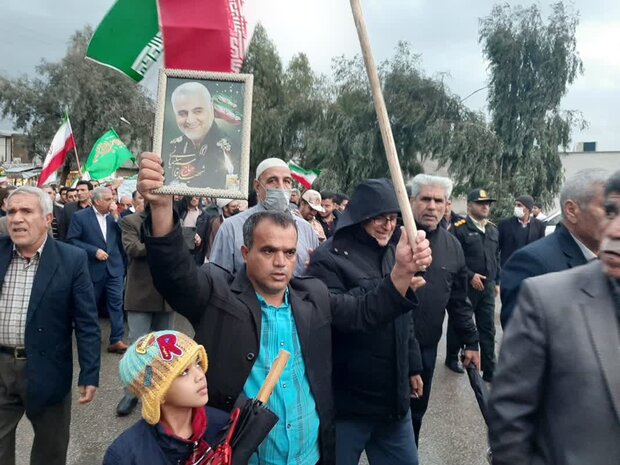 مردم پلدختر شهدای گمنام را به آغوش کشیدند