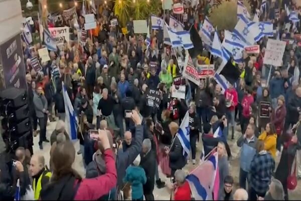 VIDEO: Protests against incoming Netanyahu-led government 