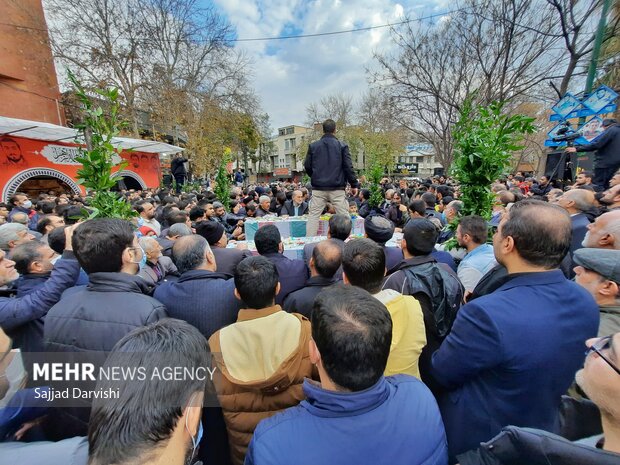 لرستان میں 4 گمنام شہیدوں کی تشییع جنازہ
