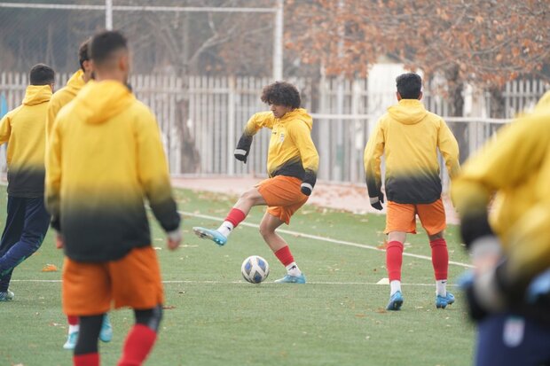 بازی دوستانه تیم فوتبال جوانان ایران در اردوی تهران