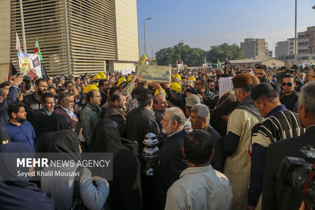 Unidentified martyr laid to rest in Ahvaz