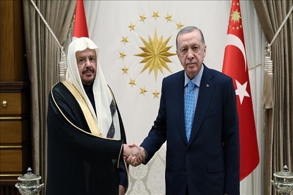 دیدار اردوغان با مقام سعودی در آنکارا