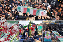 ایران بھر میں گمنام شہداء کی تشییع جنازہ، " عوام کی بھرپور شرکت، شہداء سے تجدید عہد"+ تصاویر، ویڈیو