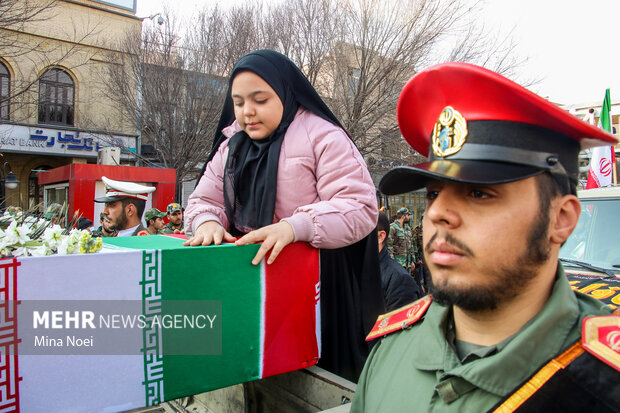 صوبہ مشرقی آذربائیجان میں 6 گمنام شہداء کی تدفین
