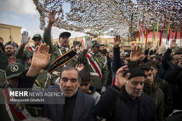 تشییع شهید گمنام در استان سمنان . شهرستان شاهرود . همزمان با فاطمیه