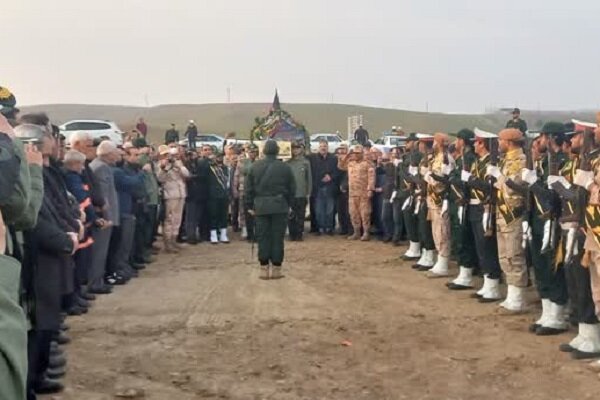 پیکر شهید گمنام در روستای«گون پاپاق» بیلهسوار آرام گرفت