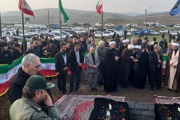پیکر شهید گمنام در روستای«گون پاپاق» بیلهسوار آرام گرفت