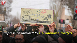 Impressive farewell to 400 unknown martyrs