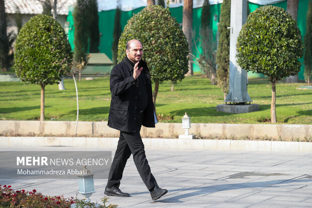 محسن منصوری معاون اجرایی رئیس‌جمهور و سرپرست نهاد ریاست‌جمهوری در حاشیه جلسه هیئت دولت