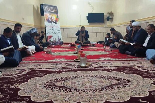 برگزاری مراسم یادبود شهید سلیمانی در مضیف های عشایر عرب هویزه
